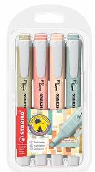STABILO Textmarker swing cool Nature Colors 4er