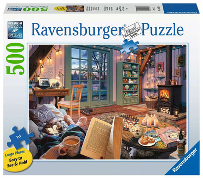 Puzzle 500 Teile Gemütliche Leseecke 14.967