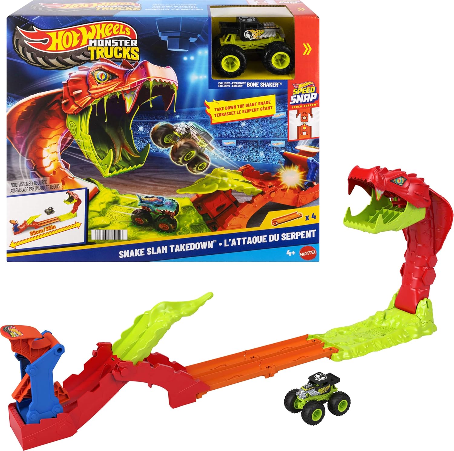 Hot Wheels Monster Truck Gigantische Schlangenjagd - Bild 1
