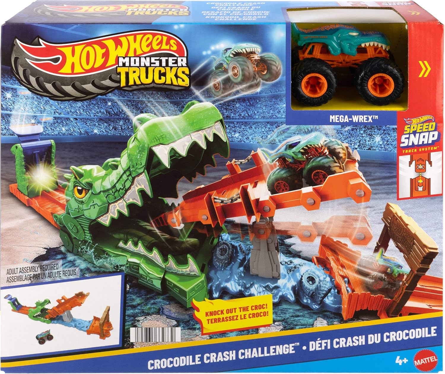Hot Wheels Monster Truck Krokodil Crash Challenge - Bild 1