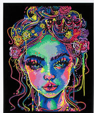 Diamond Painting Neon Schönheit