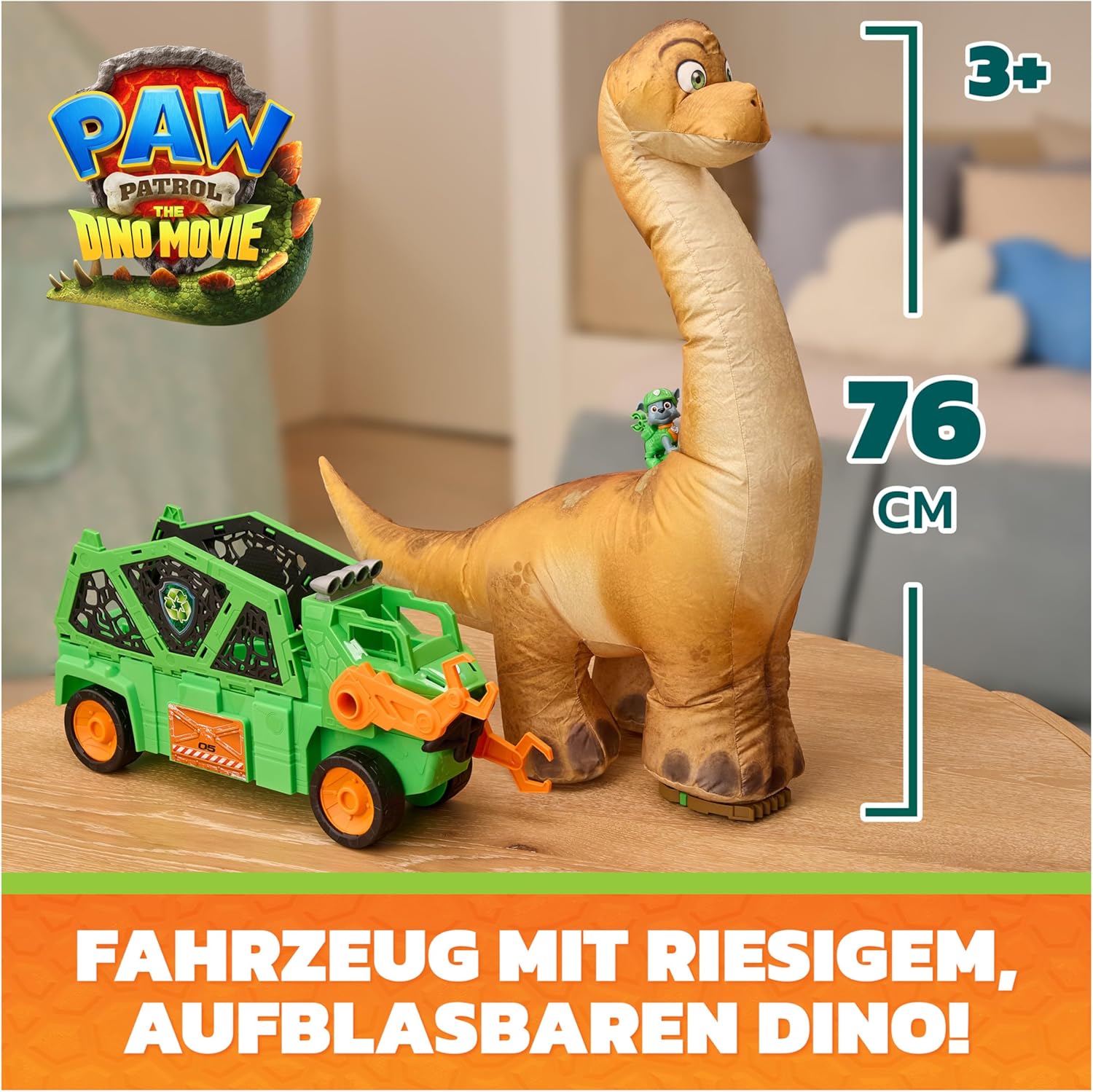 PAW Patrol Dino Movie Deluxe Megasaurus Dino-Fahrzeug - Bild 8