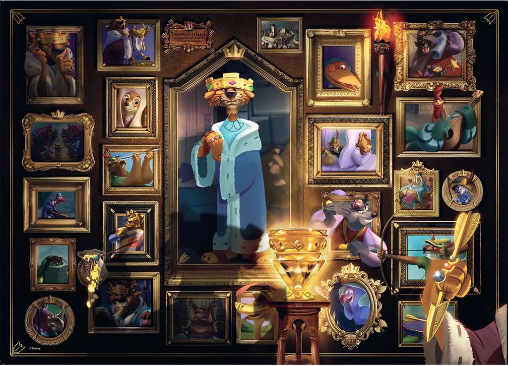 Puzzle 1000 Teile  Villainous: Prince John 15.024 - Bild 2