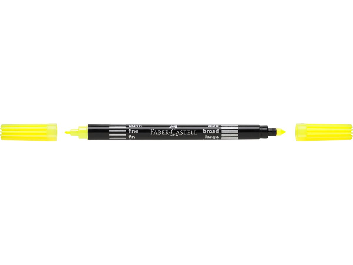 Faber Castell Doppelfasermaler Neon 10er - Bild 2