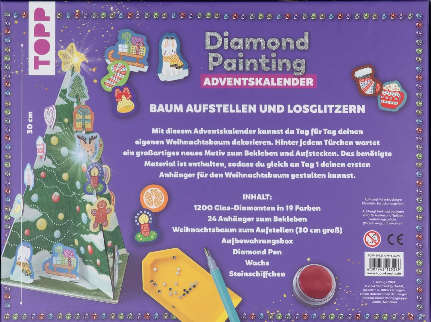 Adventskalender Diamond Painting - Bild 6