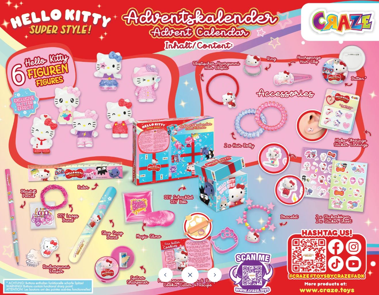 Adventskalender Hello Kitty 2025 - Bild 4