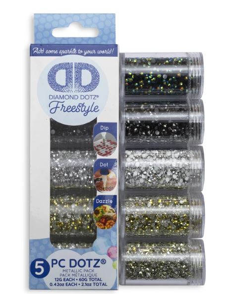 Diamond Painting 5 Metallicfarben - Bild 3