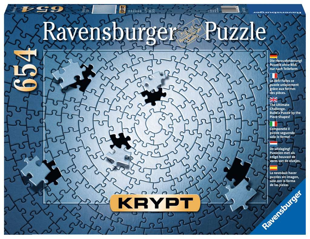 Ravensburger Puzzle - Krypt silber - 654 Teile - Bild 1