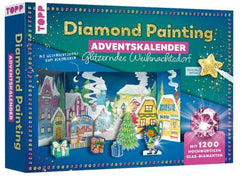 Adventskalender Diamond Painting Glitzerndes Weihnachtsdorf