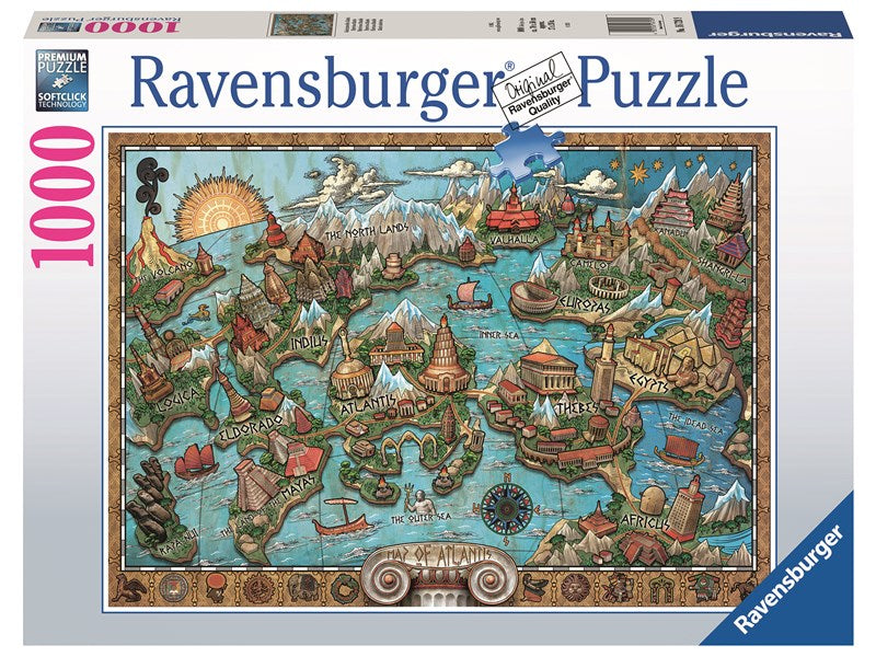 Puzzle 1000 Teile Geheimnisvolles Atlantis 16.728 - Bild 1
