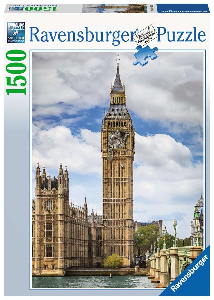 Puzzle 1500 Teile  Findus am Big Ben  16.009 - Bild 1