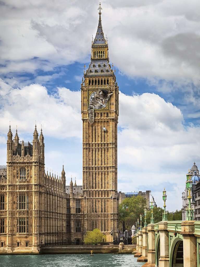 Puzzle 1500 Teile  Findus am Big Ben  16.009 - Bild 2
