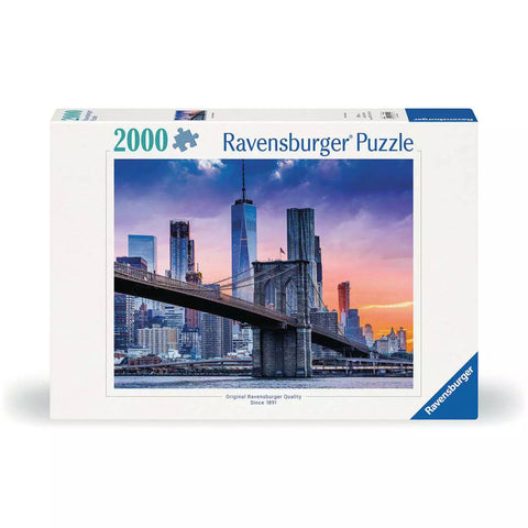 Verpackung Ravensburger Puzzle Von Brooklyn nach Manhattan mit 2000 Teilen, 16011