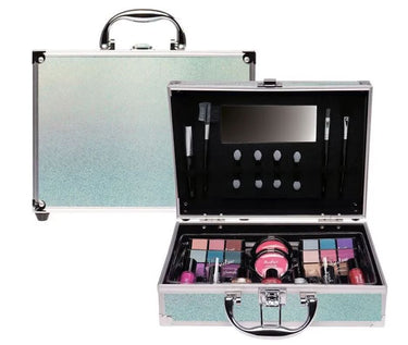 Kosmetikkoffer Grün - Silber