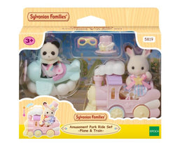 Sylvanian Freizeitpark Spielset Zugfahrt