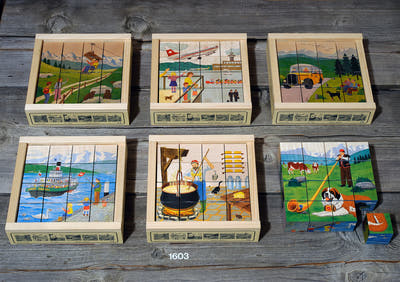 Klötzlipuzzle 16-teilig  35 mm  Swiss