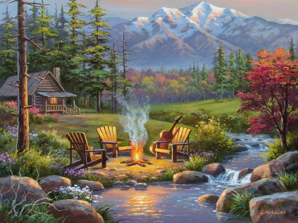 Puzzle 750 Teile Lagerfeuer-Romantik 16.445 - Bild 2