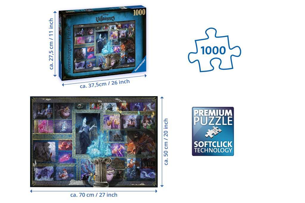 Puzzle 1000 Teile Villainous: Hades 16.519 - Bild 4
