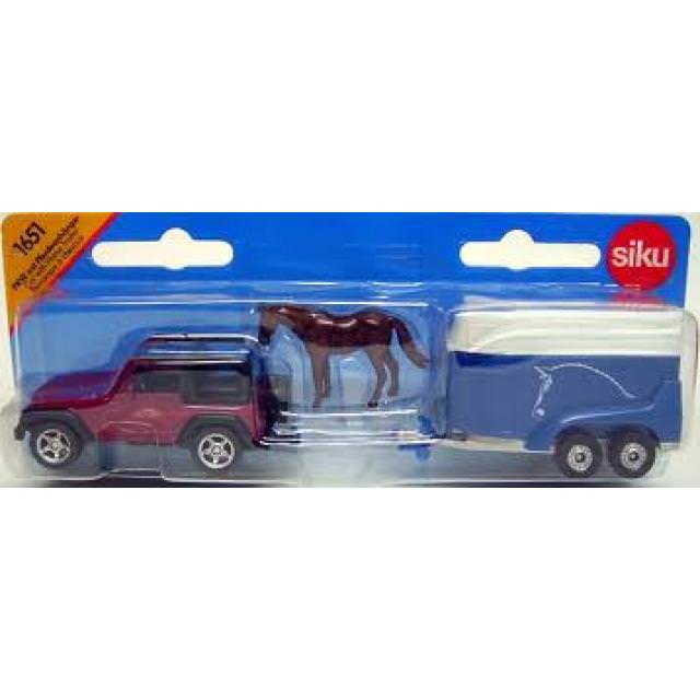 Siku Jeep mit Pferdeanhänger 01.651 - Bild 2