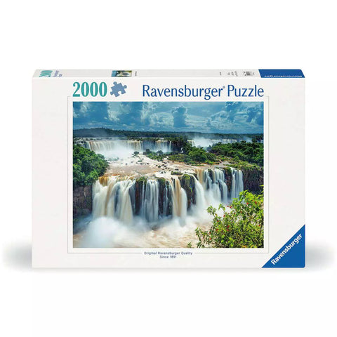 Verpackung Ravensburger Puzzle Wasserfälle von Iguazu 16607 mit 2000 Teilen