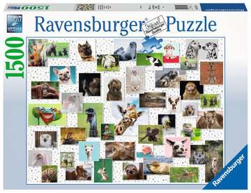 Puzzle 1500 Teile Funny Animals Collage 16.711 - Bild 1