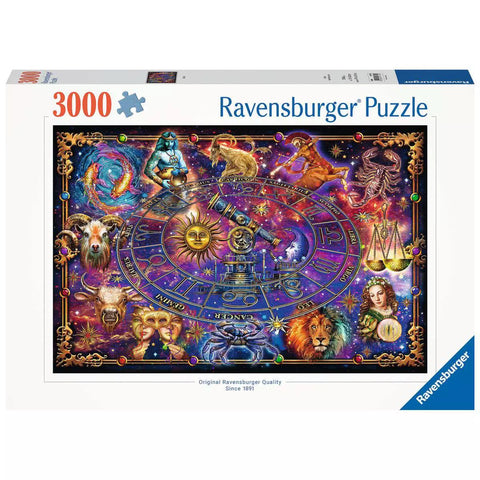 Verpackung Ravensburger Puzzle Sternzeichen 16718, 3000 Teile