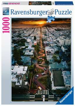 Puzzle 1000 Teile San Francisco Lombard Street 16.732 - Bild 1