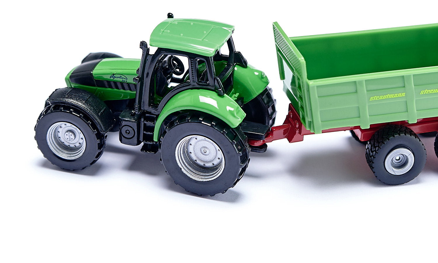 Siku Deutz-Fahr mit Strautmann Universalstreuer 01.673 - Bild 3