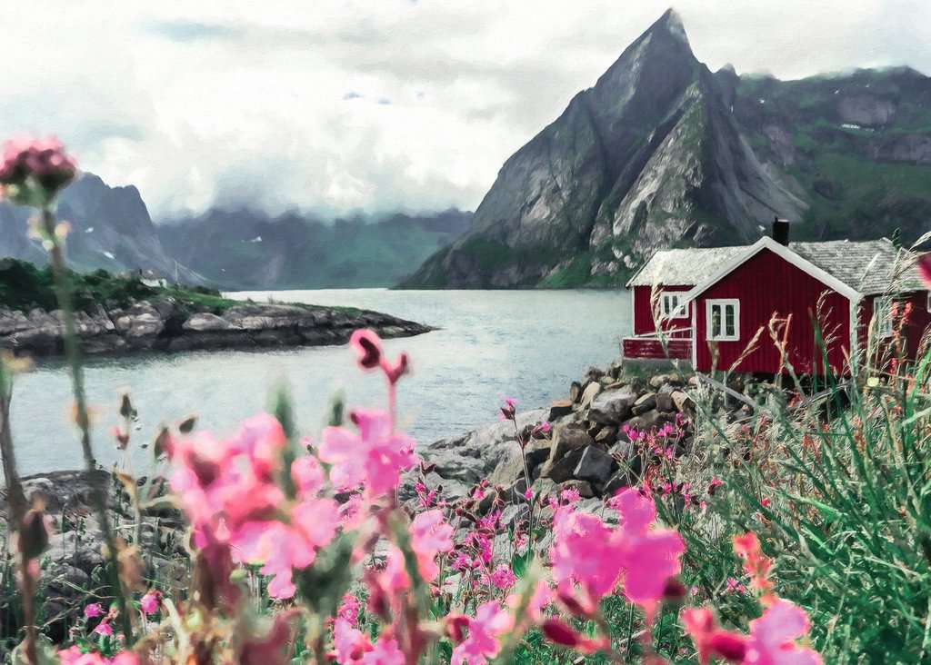 Puzzle 1000 Teile Reine, Lofoten, Norwegen 16.740 - Bild 2