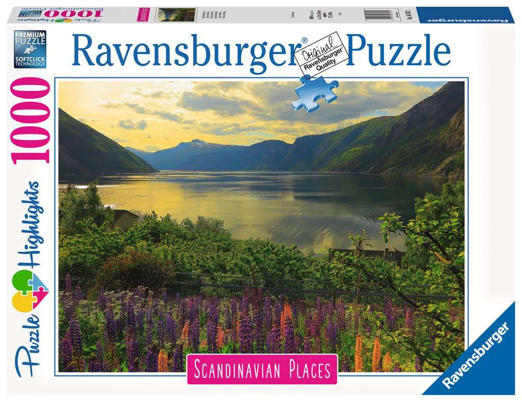 Puzzle 1000 Teile Fjord in Norwegen 16.743 - Bild 1