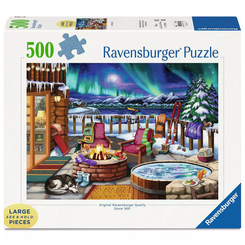Verpackung Ravensburger Puzzle Nordlichter 16791, 500 grosse Teile