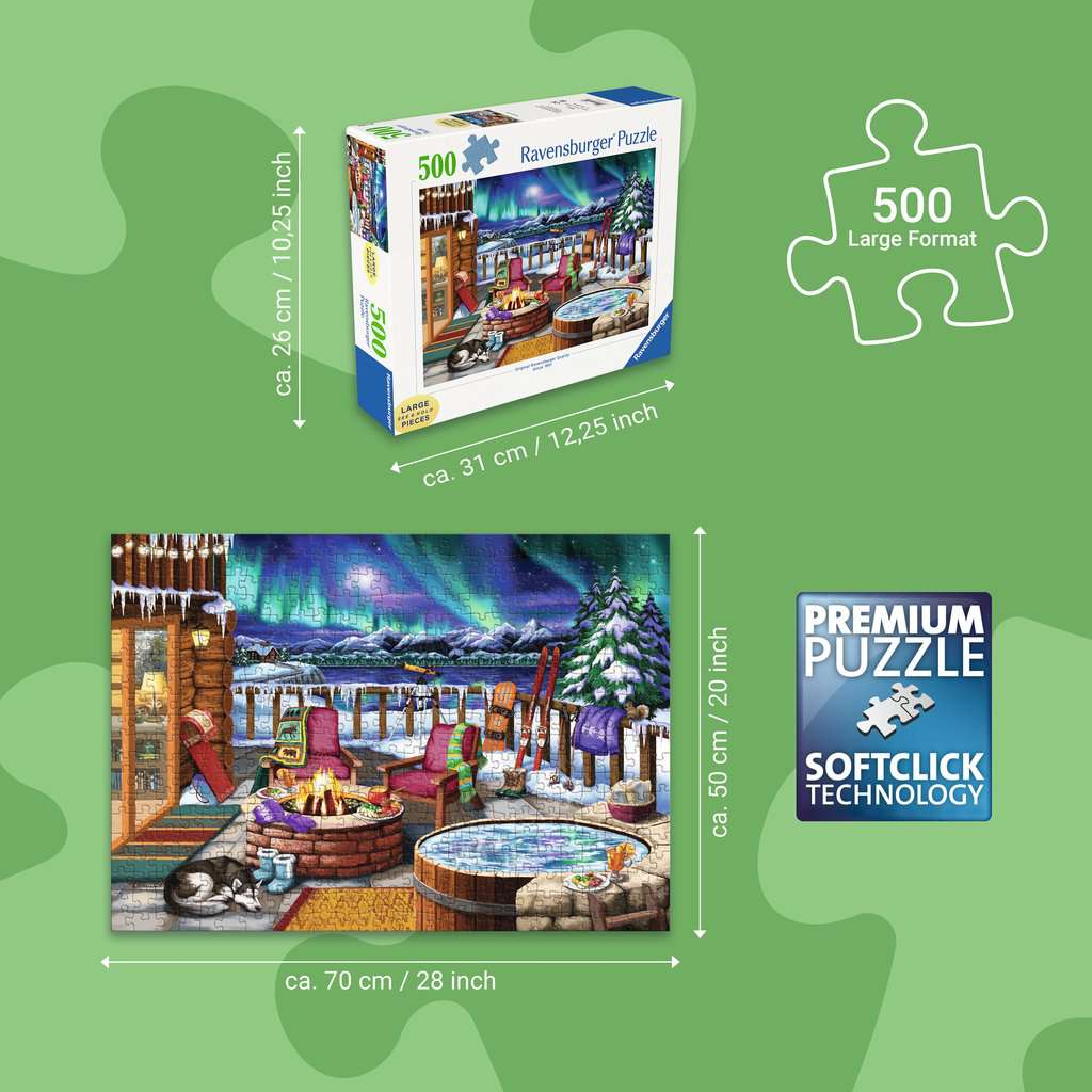 Puzzle 500 Teile Nordlichter 16.791 - Bild 3