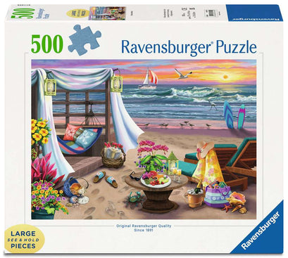 Puzzle 500 Teile Die Oase am Strand 16.792