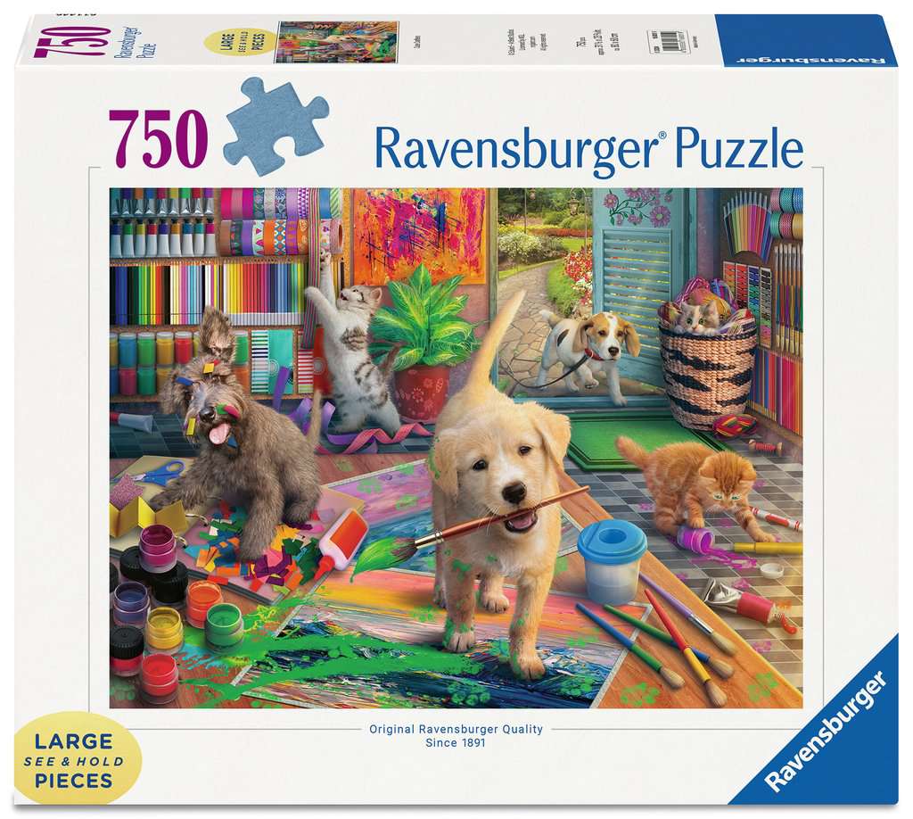 Puzzle 750 Teile Tierische Künstler 16.801 - Bild 1
