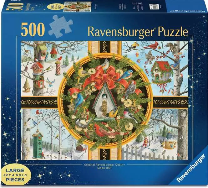 Puzzle 500 Teile Christmas Songbirds, 016.835 - Bild 1