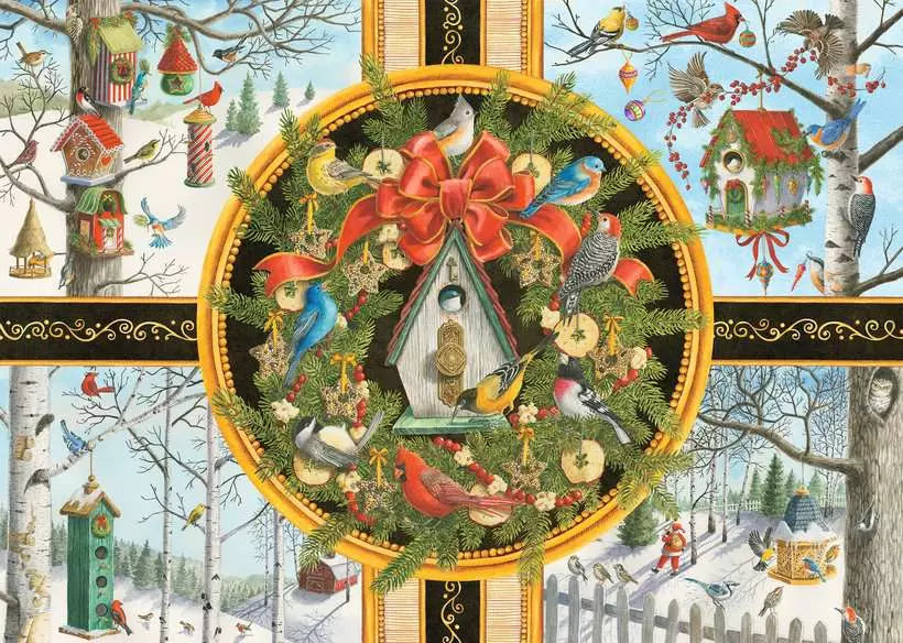 Puzzle 500 Teile Christmas Songbirds, 016.835 - Bild 2