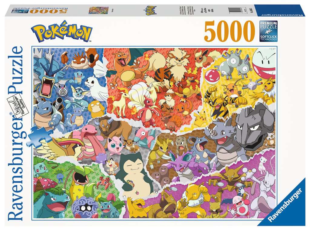 Puzzle 5000 Teile: Pokémon Allstars 16.845 - Bild 1