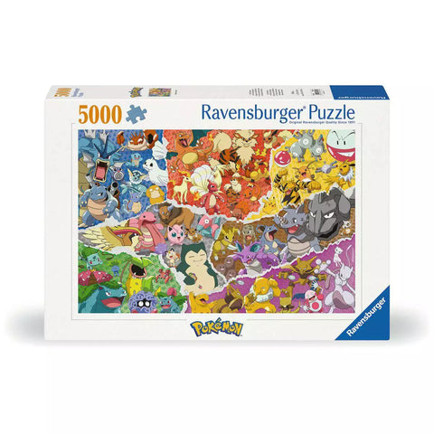 Verpackung Ravensburger Puzzle Pokémon Allstars, 5000 Teile, 16.845