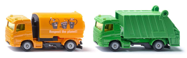 Siku Müllwagen und Kehrrichtwagen 01.687