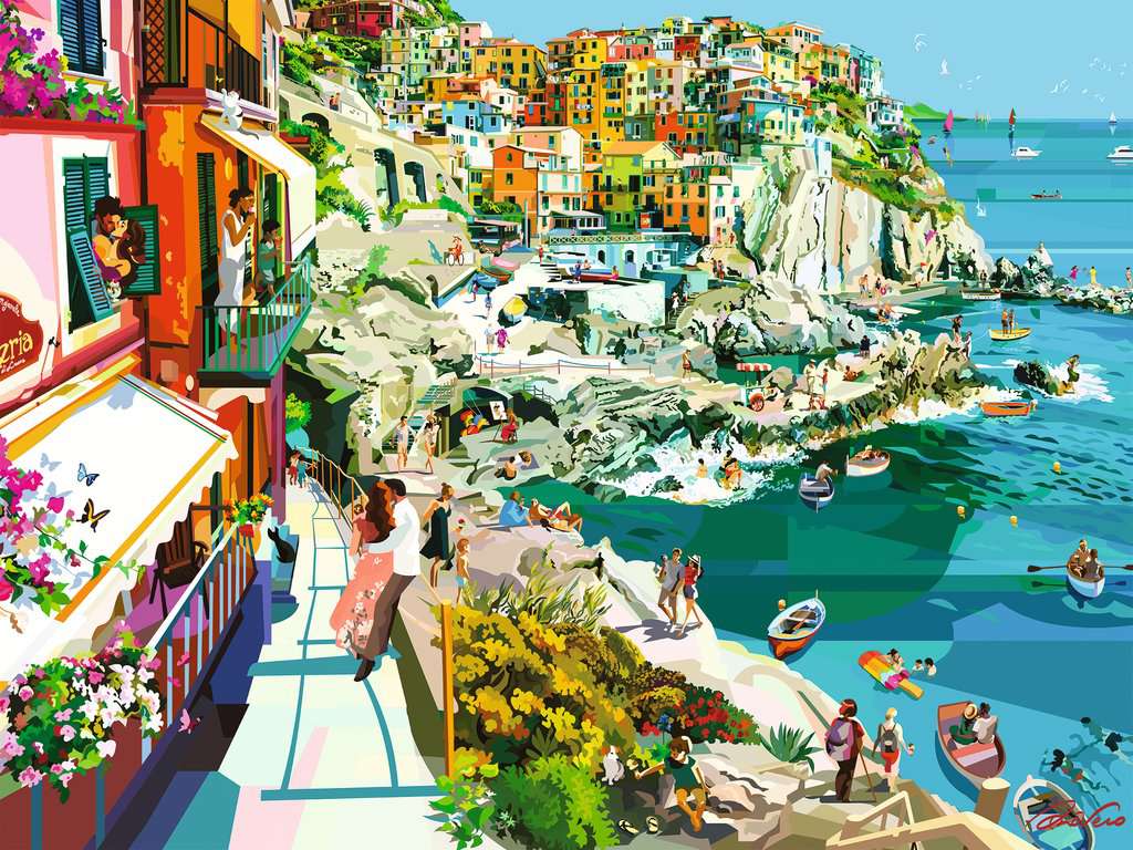 Puzzle 1500 Teile Verliebt in Cinque Terre 016.953 - Bild 2