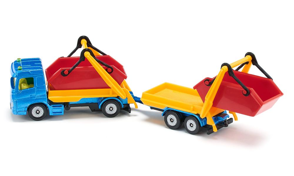 Siku LKW mit Mulde und Anhänger 01.695 - Bild 2