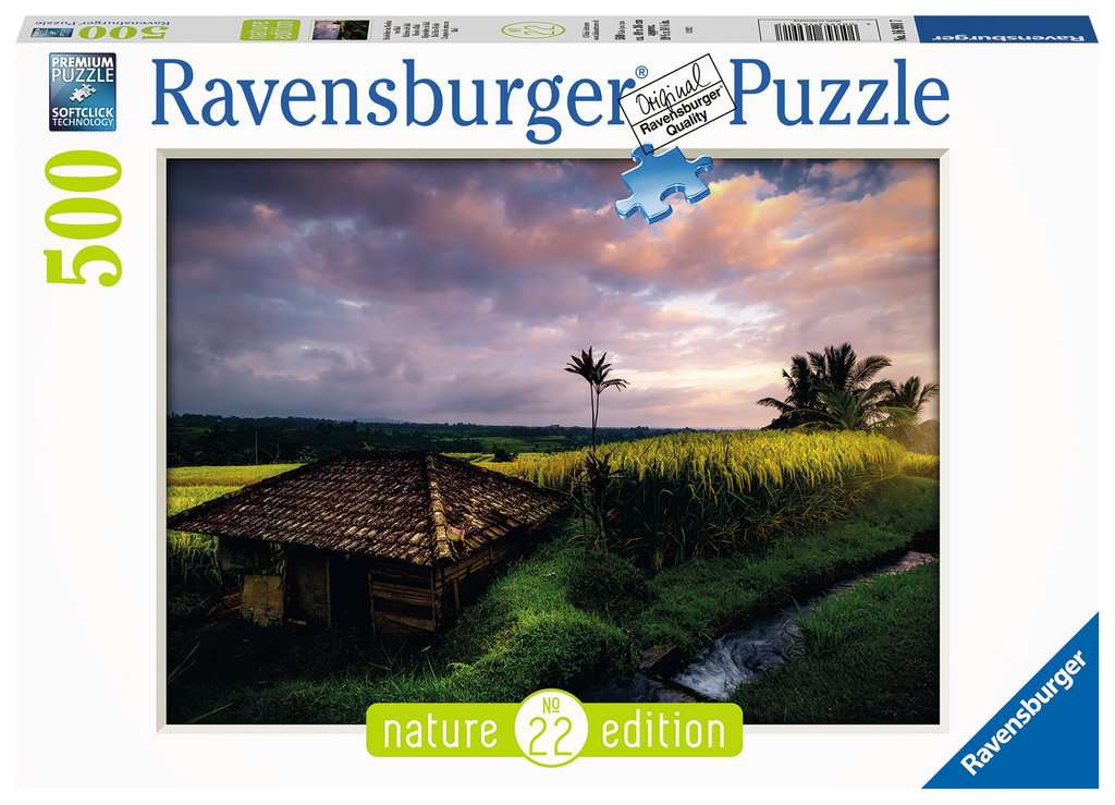 Puzzle 500 Teile Reisfelder im Norden von Bali 016.991 - Bild 1