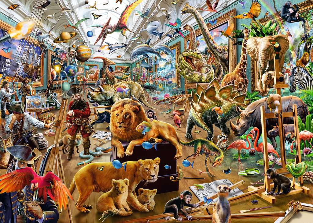 Puzzle 1000 Teile Chaos in der Galerie 16.996 - Bild 2