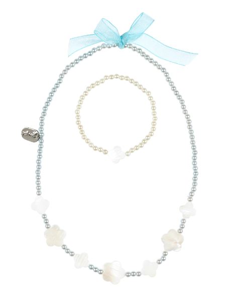 Ketten- und Armbandset Constance blau - Bild 1