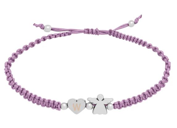 Armband Schutzengel  Initiale : W - Bild 2