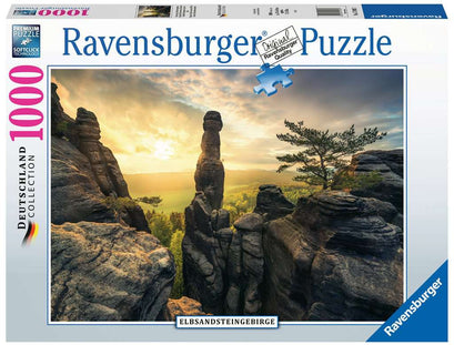 Puzzle 1000 Teile Erleuchtung - Elbsandsteingebirge 017.093