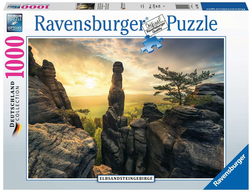 Puzzle 1000 Teile Erleuchtung - Elbsandsteingebirge 017.093 - Bild 1