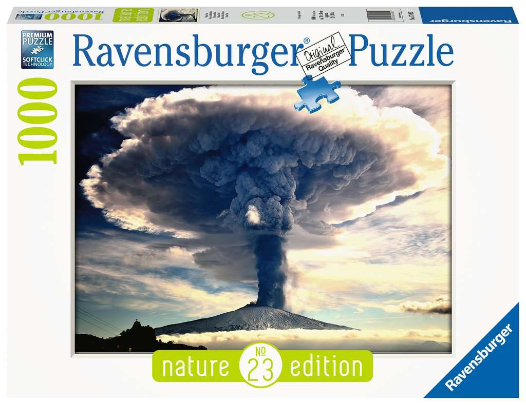Puzzle 1000 Teile Vulkan Ätna 017.095 - Bild 1