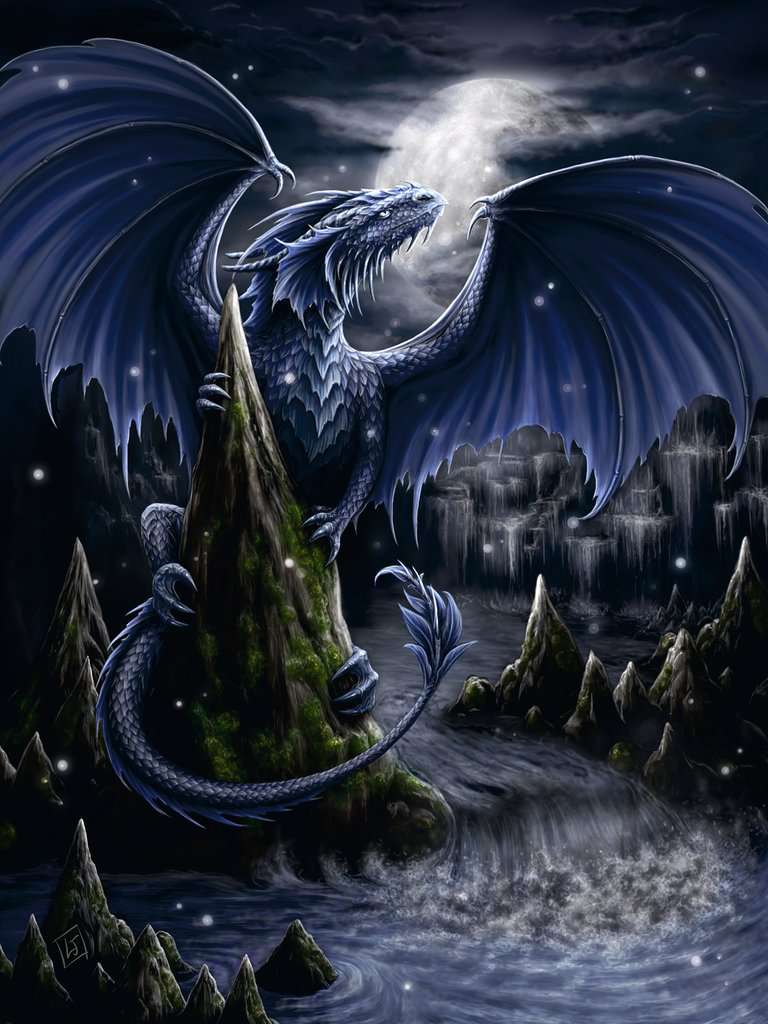 Puzzle 1500 Teile Der Schwarzblaue Drache 17.105 - Bild 2