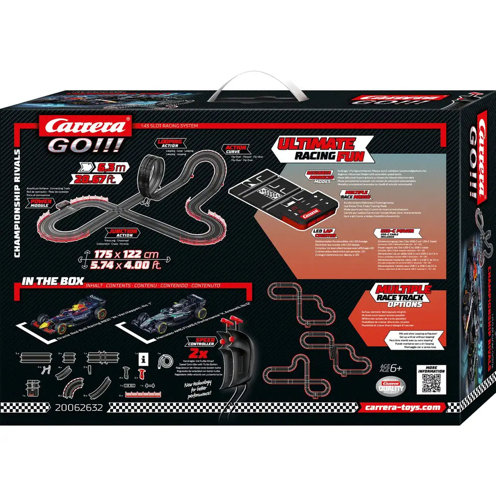 Carrera GO!!! Championship Rivals Rennbahn-Set 1:43 - Bild 13